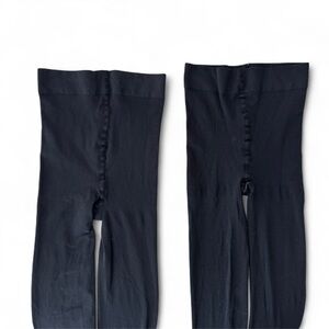 Target Merona Opaque Tights – Black (M/T Size) – Pre-Owned, 2 pairs